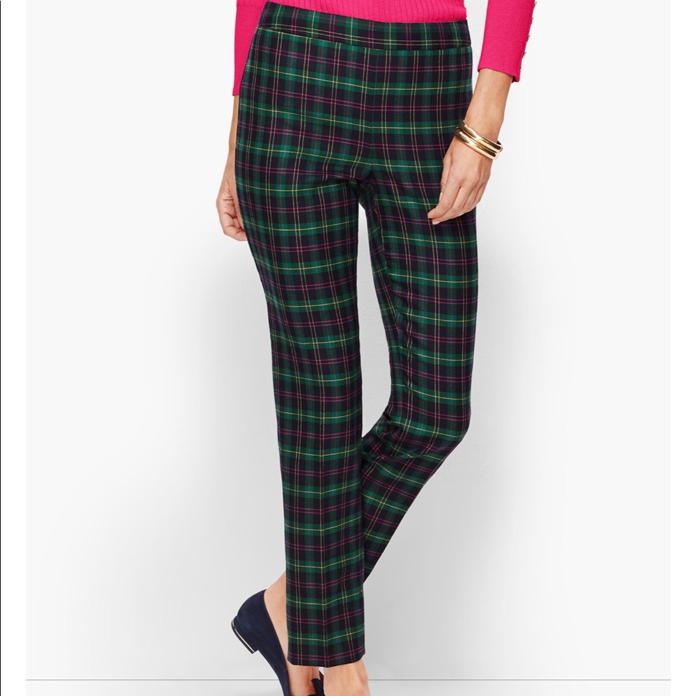 Talbots Tartan Chatham ankle pants